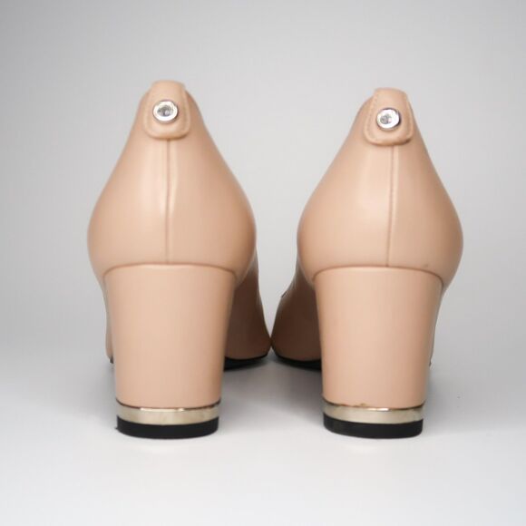 Stuart Weitzman Womens Heels Size 8 Pink Pointy Toe Leather Office Classic 90s - Picture 7 of 9